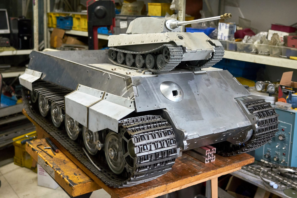 weled hull of 1/6 scale Tiger II(King Tiger)